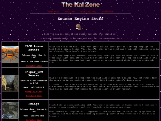 projects screenshot
