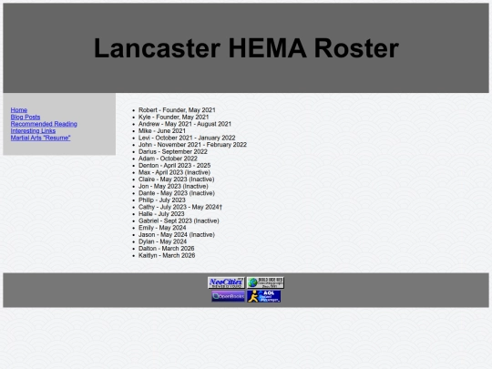roster screenshot