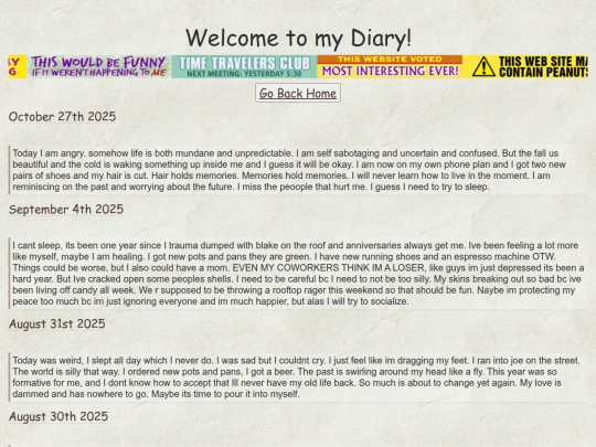 rdiary screenshot