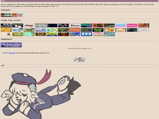 links screenshot