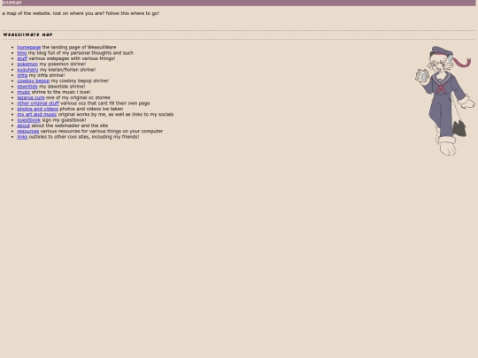 sitemap screenshot