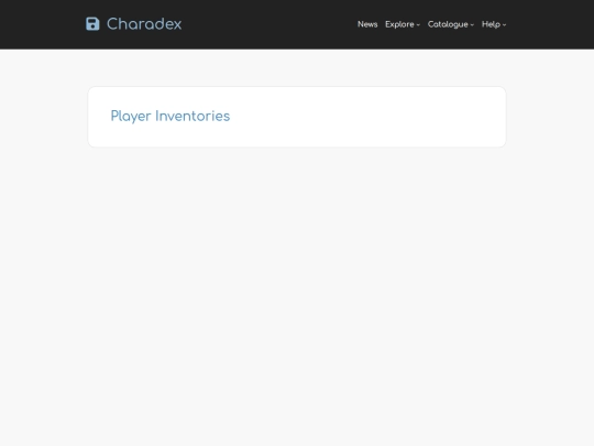 inventories screenshot