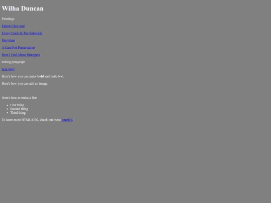 index screenshot