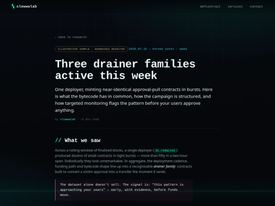 post-drainer-families screenshot