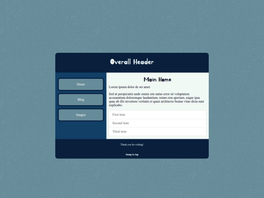 test screenshot