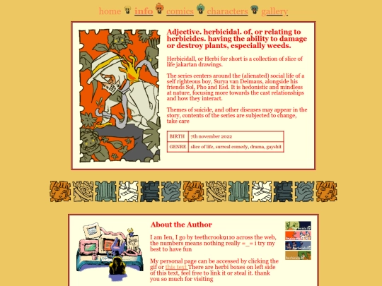 info screenshot