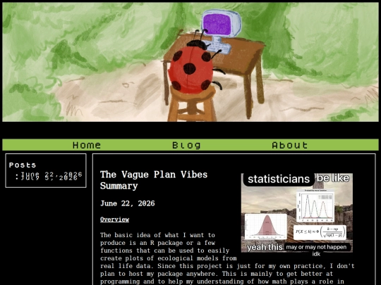 blog screenshot