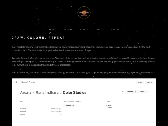 pages/create screenshot