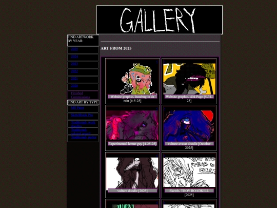 galleries/2025 screenshot