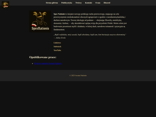tworcy/spesnationis screenshot