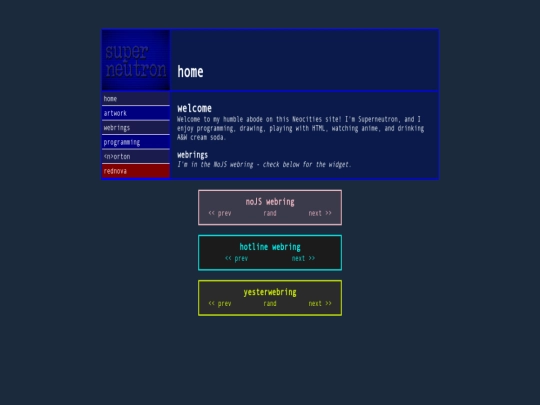 index screenshot