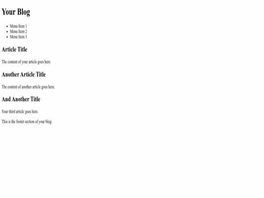 index screenshot