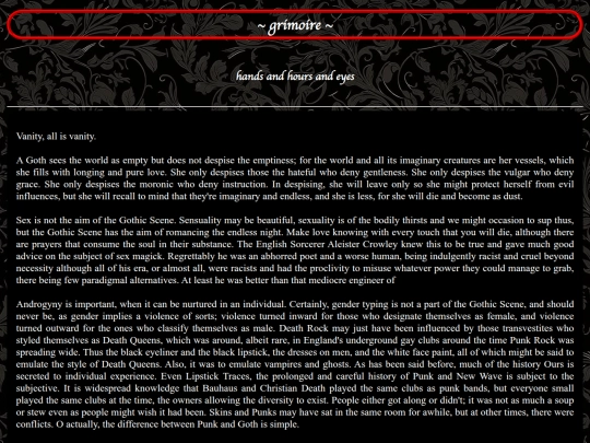 grimoire screenshot