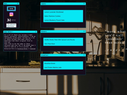 recipes screenshot
