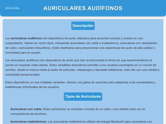 auriculares screenshot