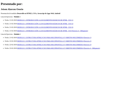 index screenshot