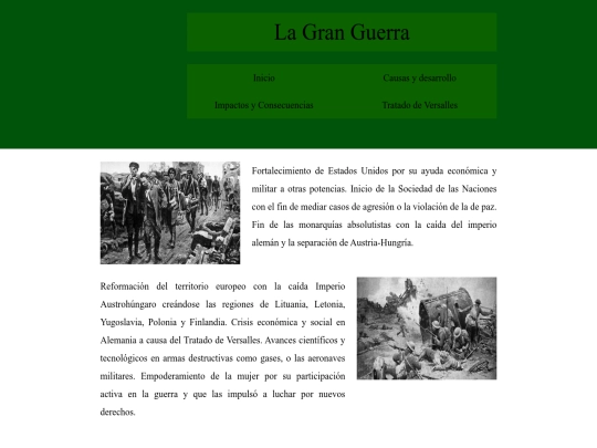 impactos y consecuencias screenshot