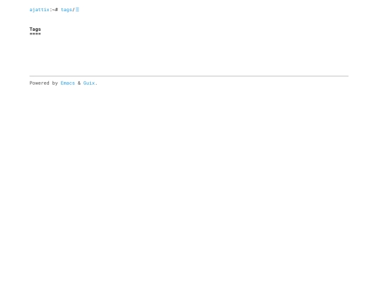 tags screenshot