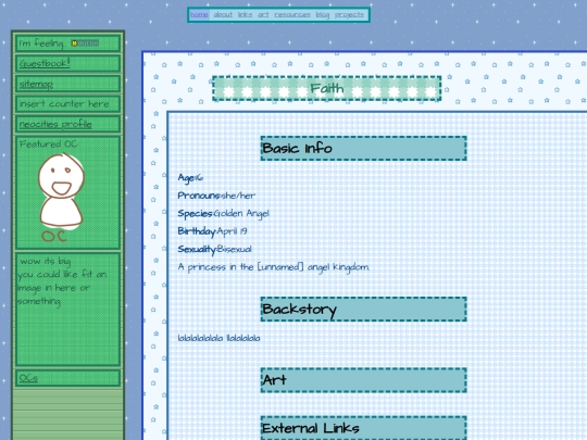 projects/ocs/faith screenshot