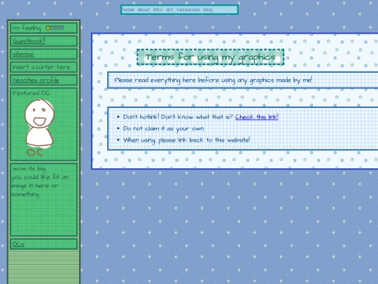 terms screenshot