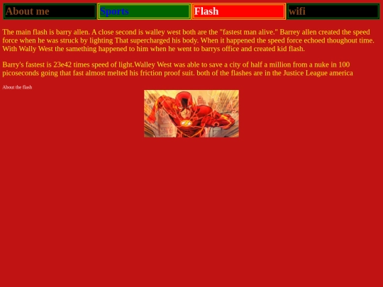 flash screenshot