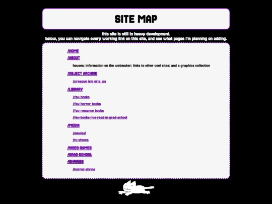 pages/sitemap screenshot