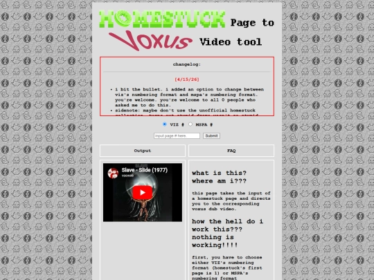 page/pagetovoxus/testermolester screenshot