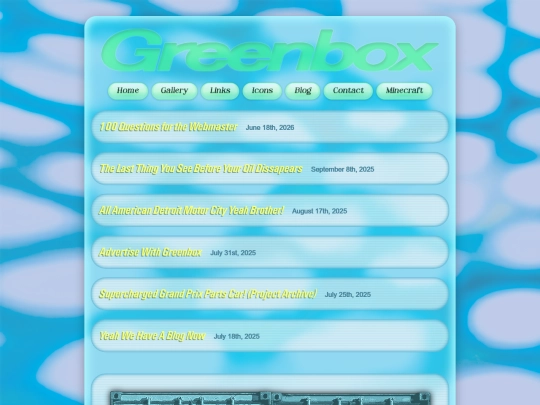 blog screenshot