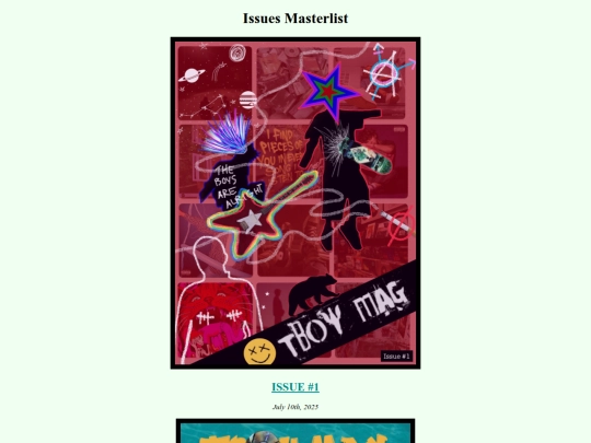 Issues screenshot