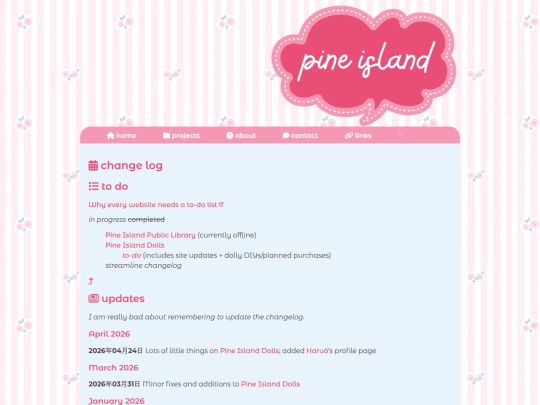 changelog screenshot