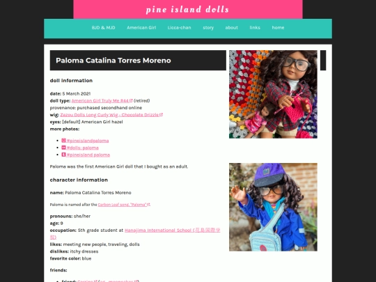 collections/dolls/paloma screenshot