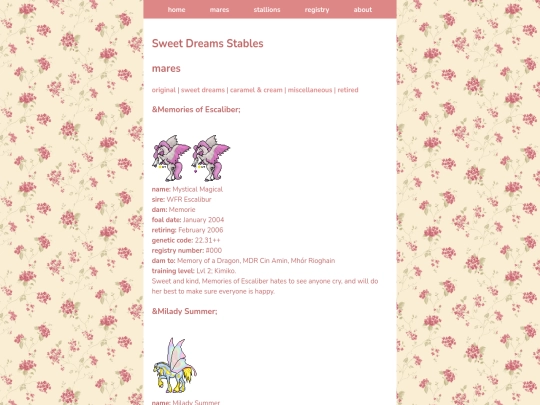 collections/ponies/new/mares2 screenshot