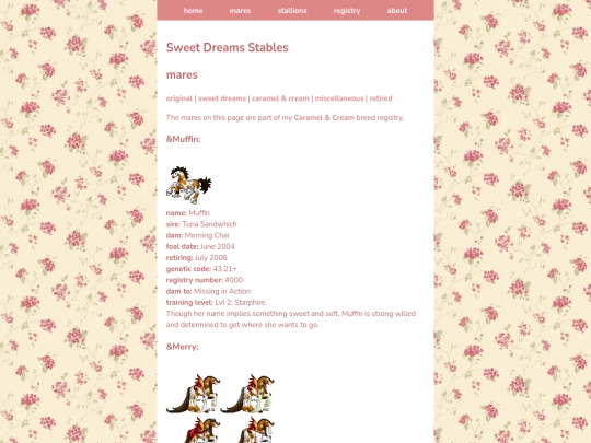 collections/ponies/new/mares3 screenshot