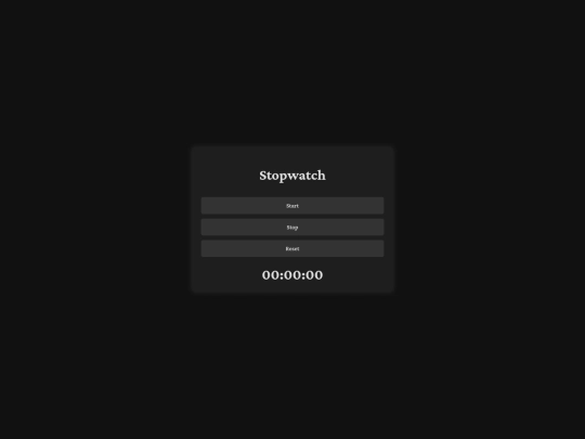 stopwatch screenshot