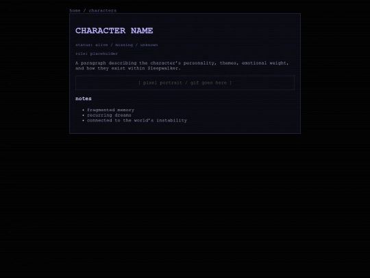 characters screenshot