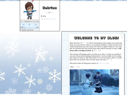 blog screenshot