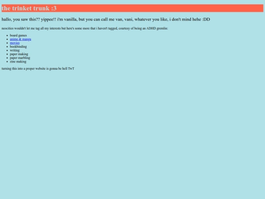 index screenshot