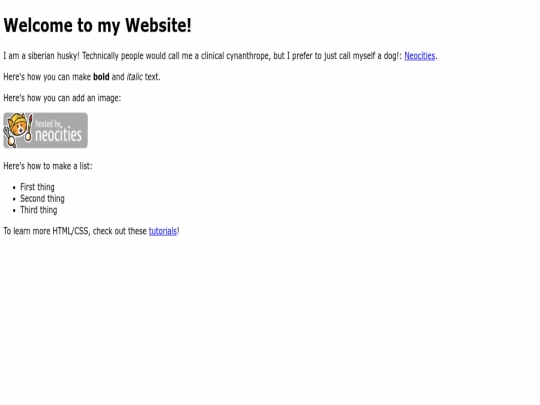 index screenshot