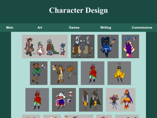 CharacterSettingDesign screenshot