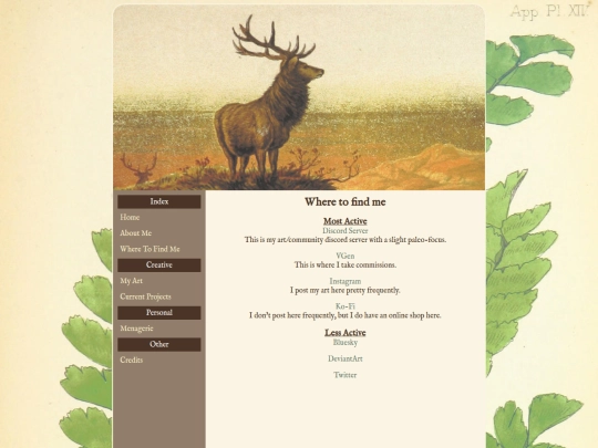 links screenshot
