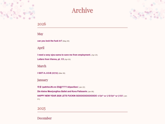 archive screenshot