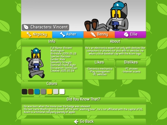characters/raccoon screenshot