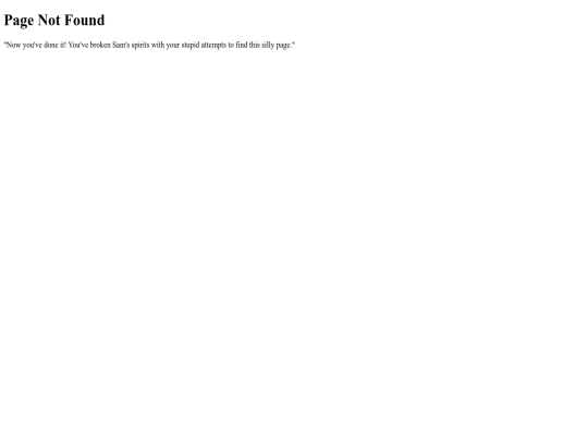 not_found screenshot