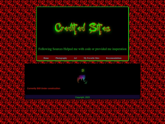 Pages/credits screenshot