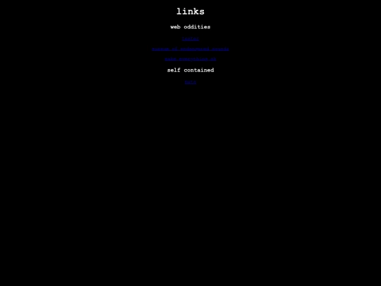 links screenshot