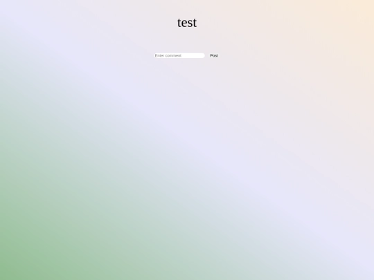 test screenshot