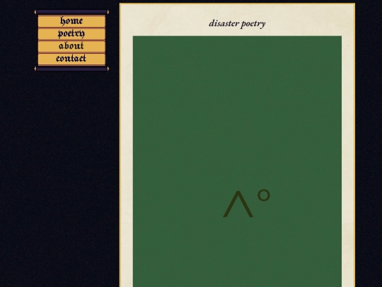 disaster_poetry screenshot