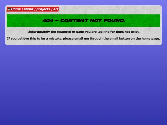 not_found screenshot