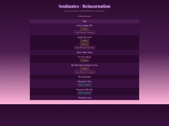 Genres/Soulmates screenshot