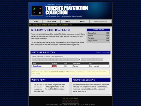 index screenshot